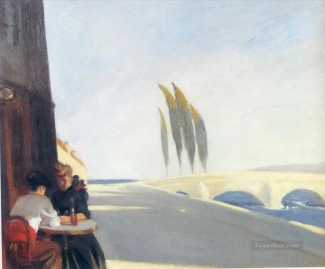 Edward Hopper Painting - Edward Hopper bistro